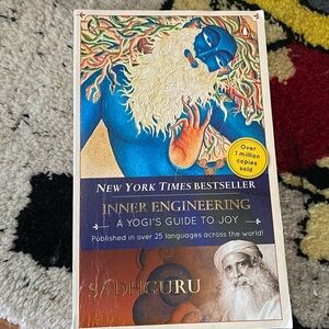 Inner Engineering by Sadhguru - Blue & Gold Paperback
